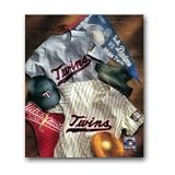 Minnesota Twins Vintage Jersey Collage 22x28 Canvas Wall Hanging