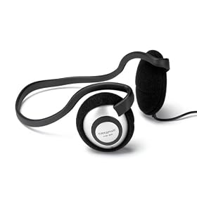 Creative HQ-80 - Headphones ( behind-the-neck ) - black, silver