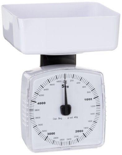 Axentia 253920 K&uuml;chenwaage Petra 5 kg, wei&szlig; Preisvergleich