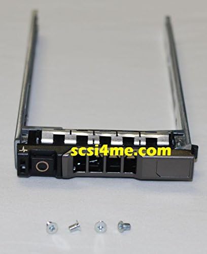 SCSI4ME 2.5" SAS SATAU Drive Carrier Tray Sled Caddy for Dell Poweredge R310 R410 R510 R610 R710 R810 R900 R910 R415 R515 R715 R805 R815 R905. Replacing G176J 0G176J.