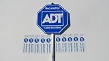 1 Authentic ADT Home Security Alarm System Yard Sign & 10 Double Sided Window Stickers Decals