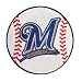 Milwaukee Brewers Baseball Shaped Rug