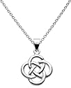 Kit Heath Heritage Sterling Silver Ladies 9284 Celtic Plain Knot Pendant + 18" Chain