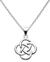 Kit Heath Heritage Sterling Silver Ladies 9284 Celtic Plain Knot Pendant + 18" Chain