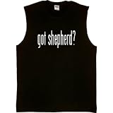 Mens Sleeveless T-Shirt : GOT SHEPHERD?