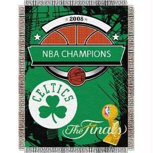 Buy Boston Celtics 2008 NBA Champions Woven Tapestry Throw Blanket by Northwest (48x60) by Northwest