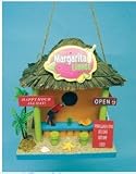 Tiki Hut Bird House - The Margarita Lounge - Happy Hour All Day 8.5 X 5.5 X 7