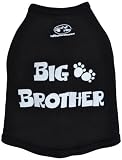 Doggie Tank Top, Big Brother, Black, Large