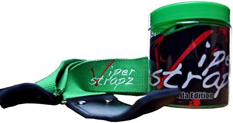 Green Guitar Straps with Real Leather Ends - Made From High Quality Military Grade Cotton - Buy Now &amp; Receive a Lifetime Guarantee