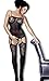 Moonight Women's Sexy Body Stocking with With Open Crotch Bodystocking