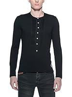 Just Cavalli Camiseta Manga Larga (Negro)
