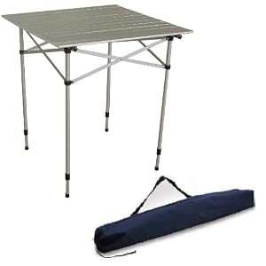 2-4 Person Heavy Duty Aluminum Roll-up Top Folding Camping Table-TA-8115 by