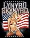 Lynyrd Skynyrd - Girl in Front of USA Flag - Sticker / Decal