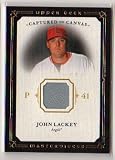 2008 Upper Deck Masterpieces John Lackey Game Used Jersey Baseball Card