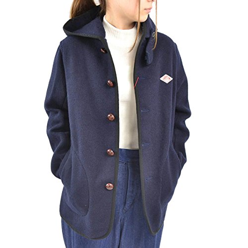 (ダントン) DANTON ウールモッサ フード付き シングル ジャケット JD-8458WOM レディース ネイビー