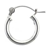 Sterling Silver Small Hoop Earrings, about 1/2 (12mm) Diameter