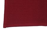 Dunroven House K110-BR Waffle Weave Dish Cloth in Bright Red- Pack of 6