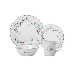Pfaltzgraff Winterberry 16-Piece Dinnerware Set, Service for 4