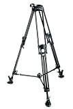 Manfrotto 532ART Road Runner Aluminum Video Tripod with 75mm and 100mm Bowl Adapters