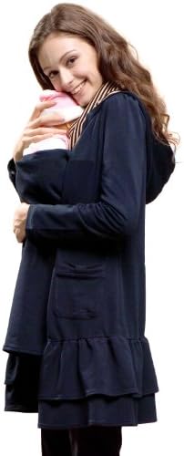 Frill Parka with baby pouch Maternity and Nursing wear