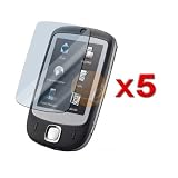 5X REUSABLE LCD SCREEN PROTECTOR FOR HTC TOUCH 6900 ELF