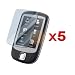 5X REUSABLE LCD SCREEN PROTECTOR FOR HTC TOUCH 6900 ELF