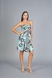 Beautiful Blue Lurex Printed Cocktail Dresses by Nicole Miller