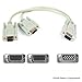 Belkin 6ft Y Vga Monitor Splitter Hddb15m To 2 Hdd15f