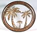 Decorative 16 " Metal Palm Tree Wall Plaque