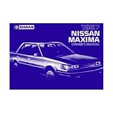 1987 NISSAN MAXIMA Owners Manual User Guide by Nissan