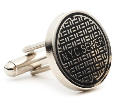 NYC New York Manhole Cover Cufflinks Cuff Links