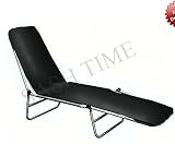from galaxy Folding Sunbed - Black