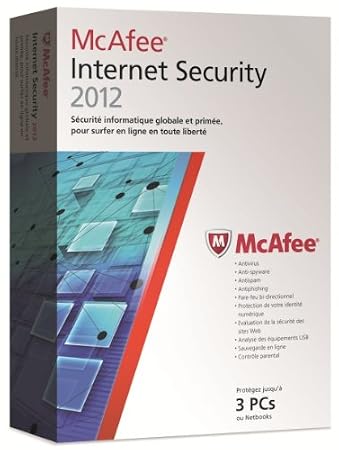 McAfee internet security 2012 (1 poste, 1 an) - OEM