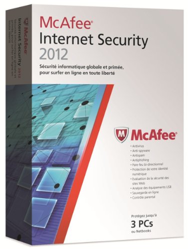 McAfee internet security 2012 (1 poste, 1 an) - OEM