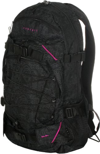 FORVERT Rucksack NEW LOUIS, black-allover,