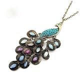 Retro Elegant Peacock Necklace 862