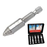 Best Price Professional 5pc Damaged Screw Extractor Set Ez Out - Quick Change Hex Shank - Lifetime Warranty