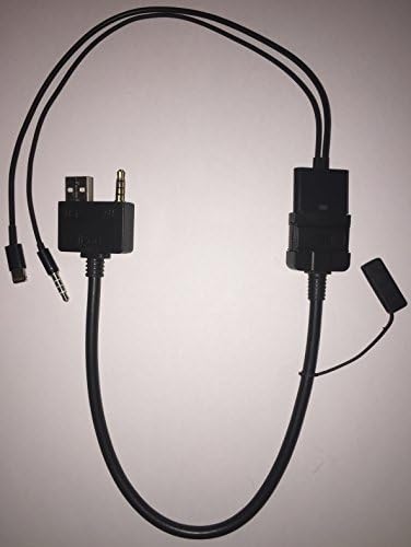 Kia Hyundai iPhone 5 5s 5c 6 6Plus 6+ Lightning iPod iPad Mini iPhone6 Cable USB 3.5mm Forte / Optima / Soul / Rio / Rondo / Sedona / Sorento / Sportage / Fuze / Accent / Azera / Elantra / Genesis / Coupe / H1 / Santa Fe / Sonata / Tucson / Veracruz / I10 / I20 / I30 / I40 / I80 Lead Adapter Wire Cord (2012+ Model) (2009-2011 Model)