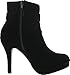 Top Moda George-15 Women's Strap Buckle Stiletto Heel Ankle Booties