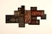 Fancy Unique Contempo Style Metal WALL PLAQUES (3 Pcs)