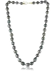 Gabrielle Sanchez 14.5x10-8x5.9mm Graduated Drop Black Tahitian Pearl Strand