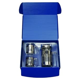 8 Cup French Press Coffee Maker and Two Mugs by Alessi by 