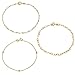 18k Yellow Gold Plated Sterling Silver Set of