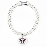 Charm Bracelet Butterfly Skull Free Spirit Wild Child
