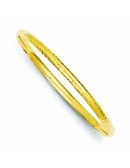 Genuine 14K Yellow Gold 2/16 Fancy Hammered Hinged Bangle Bracelet 3 Grams Of Gold 100% Satisfaction Guaranteed.