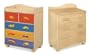 Room Magic Natural 5 Drawer Chest, Boys Like Trucks