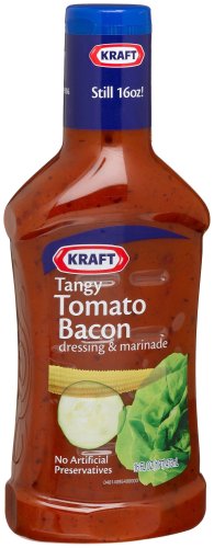 Kraft Tangy Tomato Bacon Dressing & Marinade, 16-Ounce Plastic Bottles (Pack of 6) by Kraft