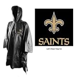 New Orleans Saints NFL Adult Rain Poncho