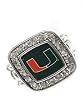 Licensed University of Miami Hurricanes College Team Stretch Fashion Ring
