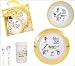 Lunch Set Baby Cie La Jungle: Jungle Yellow Melamine Colorful Melamine Dinnerware with wording